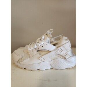 Nike Huarache Run GS, White / Pure Platinum, 654275-110, Boy's Size 6.5Y